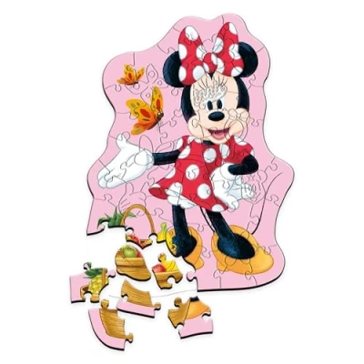 Afbeelding van Trefl Houten Puzzel Junior 50 Minnie Mouse (50 onderdelen)