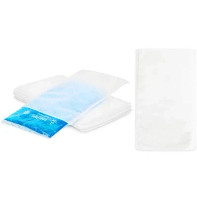 Afbeelding van COM FOUR® 10 x wegwerpvliesdeken voor meervoudige compressie van koude en warme Gel koelpakket beschermhoes ter bescherming je huid