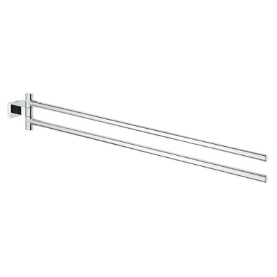 Afbeelding van GROHE Essentials Cube 2 lids handdoekhouder draaibaar 44 cm
