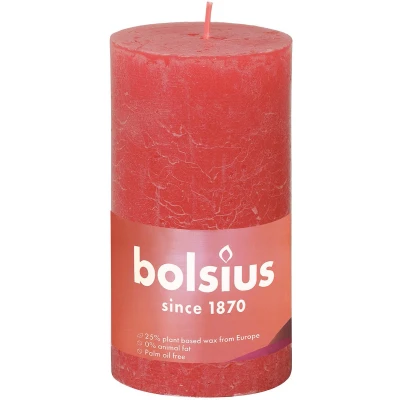 Afbeelding van Bolsius kaars rustiek Blossom Pink 130/68 mm