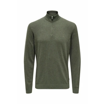 Afbeelding van Only &amp; Sons Normal Trui, Heren, Maat: Small, Castor gray