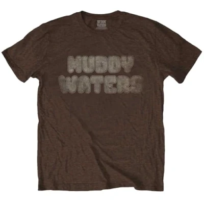 Afbeelding van Muddy Waters Electric Mud Vintage Heren T shirt M Bruin