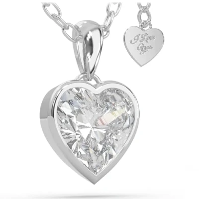 Afbeelding van SERASAR Dames 925 Ketting [Love] Zilver Cadeaus voor Meisjes