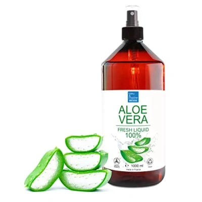 Afbeelding van Bleu &amp; Marine Bretania Aloë Vera 100% Natuurlijk 1000 ml Gezichtsreiniger, Tonifiërend, Cosmetische Basis After Sun Huidverstevigend, 1 stuk