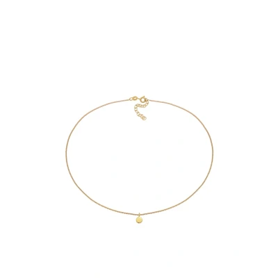 Afbeelding van Elli Basic COIN Ketting goldcoloured, Dames, Maat: 36, Gold coloured