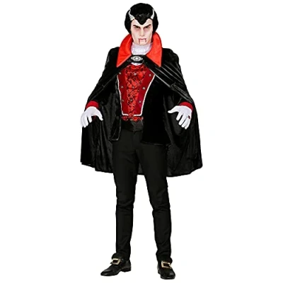 Afbeelding van Widmann Vampier &amp; Dracula Kostuum Victoriaanse Gracio Man Rood, Zwart XL Halloween Verkleedkleding