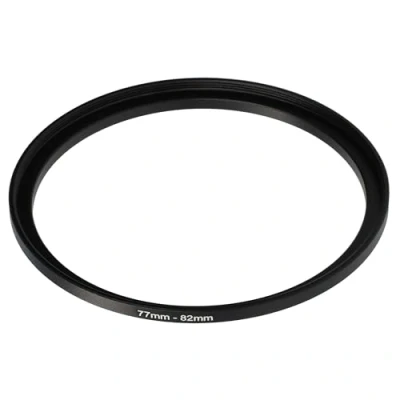 Afbeelding van vhbw Step Up Ring Adapter 77mm naar 82mm Camera Lens Metaal Zwart
