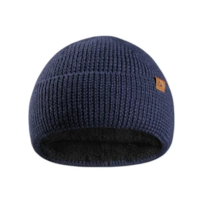 Afbeelding van DANISH ENDURANCE Beanie met Merinowol voor Kinderen Fleece Binnenvoering Ultrawarm Blauw