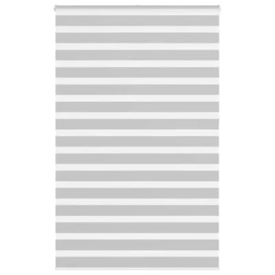 Afbeelding van vidaXL Zebra rolgordijn 150x230 cm stofbreedte 145,9 lichtgrijs