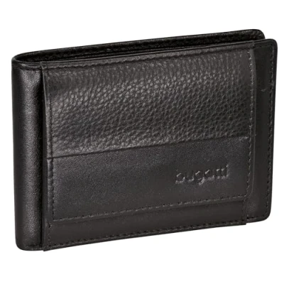 Afbeelding van bugatti Atlanta Portemonnee, Heren, Maat: One Size, Black