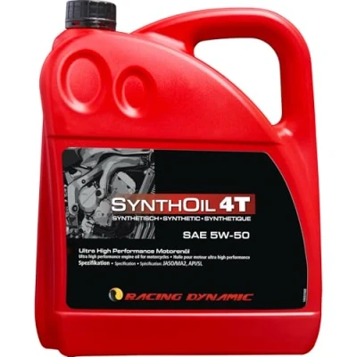 Afbeelding van Racing Dynamic Synthoil 4T SAE 5W 50 synthetische motorolie 4000ml