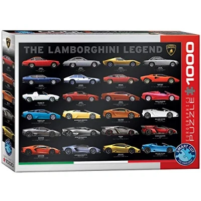 Afbeelding van Eurographics THE Lamborghini Legend Puzzel voor kinderen, Maat: One Size, Multi coloured