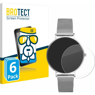 Afbeelding van BROTECT Screenprotector voor Xcoast X Watch Siona 2 Nano Folie Beschermfolie Beschermglas transparant (6 Stuks)