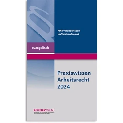Afbeelding van Praxiswissen Arbeitsrecht 2024 evangelisch