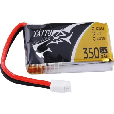 Afbeelding van Tattu LiPo accupack 3.7 V 350 mAh Aantal cellen: 1 30 C Softcase Molex stekkersysteem
