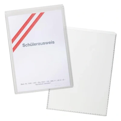 Afbeelding van Durable 213419 beschermhoes voor documenten, formaat A7, 74 x 105 mm, zak met 10 stuks