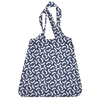 Afbeelding van Reisenthel Mini Maxi Shopper Opvouwbaar 15L Signature Navy Blauw