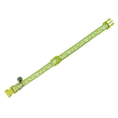 Afbeelding van Nobby halsband kat hart groen