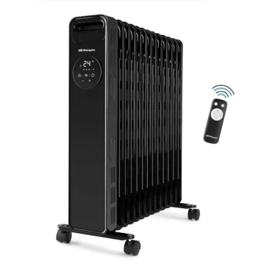 Afbeelding van Orbegozo RAD 2510, Olie elektrisch verwarmingstoestel, Olie, 24 uur, Binnen, Vloer, Zwart