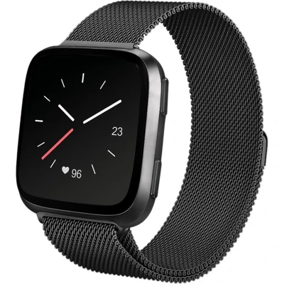 Afbeelding van iMoshion bandje Geschikt voor Fitbit Versa Lite / 2 Milanese Watch Zwart