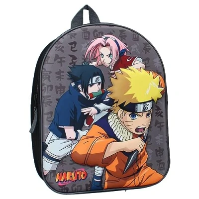 Afbeelding van Naruto Ninja In Training 3D Rugzak Zwart Kinderen Jongens