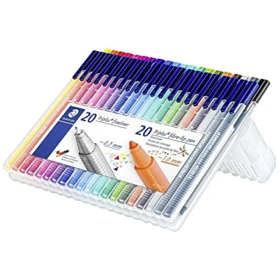 Afbeelding van triplus mixed set 20 fineliner + color