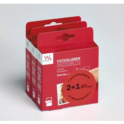 Afbeelding van Fotoplakker Walther 10x12mm 3x1000 stuks