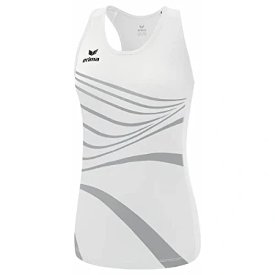Afbeelding van Erima Running Singlets Racing Singlet Top, Dames, Maat: 36, Weiss