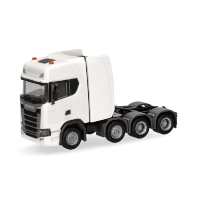 Afbeelding van Herpa cania CS20 modelauto vrachtwagen 1:87 schaal model Duits verzamelstuk plastic figuur
