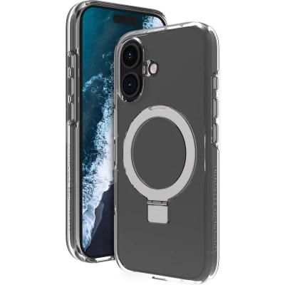 Afbeelding van dbramante1928 Hoesje Geschikt voor iPhone 16 Iceland Ultra D30 MagSafe Kickstand transparant