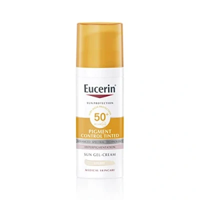 Afbeelding van Eucerin Sun Pigment Control Tinted Gel Cream SPF 50+ Light