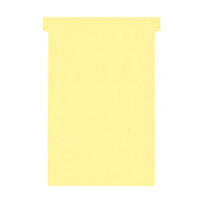 Image de Nobo 2004004 coffret de 100 t cards index 4 m jaune 491214
