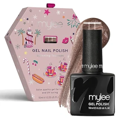 Afbeelding van Mylee Gel Nagellak 10ml [Spinning Teacups] UV/LED Gellak Nail Art Manicure Pedicure, Professioneel &amp; Thuisgebruik [Christmas 2023] Langdurig en gemakkelijk aan te brengen