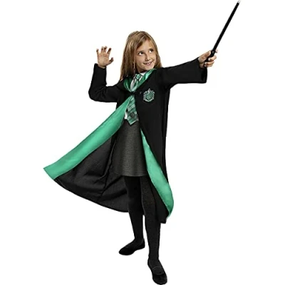 Afbeelding van FUNIDELIA Harry Potter Zwadderich Kostuum voor Kinderen 146 158 cm