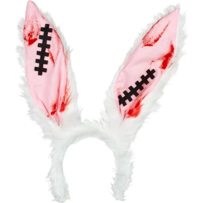 Afbeelding van Boland Diadeem Bloody bunny Één maat Volwassenen Vrouwen Halloween accessoire Horror