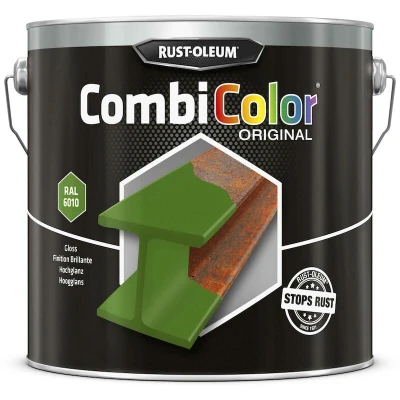 Afbeelding van Rust oleum Combicolor Hoogglans Grasgroen 6010 2,5 L