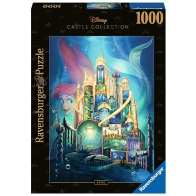 Image de Puzzle Ravensburger Ariel Collection Château des Disney Princesses 1000 pièces