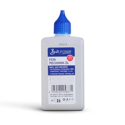 Afbeelding van Fles met 100 ml olie voor precisiemechanica, harsvrij en geurloos, universele huishoudelijke naaimachines, ideaal mechanische precisiecomponenten