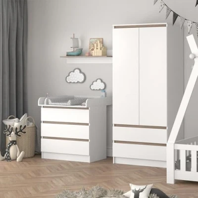 Afbeelding van Vicco aankleedcommode &quot;Emma&quot;, wit, 80 x 87 cm