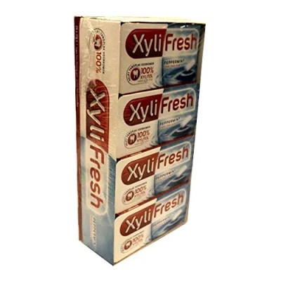 Afbeelding van XyliFresh Peppermint Suikervrij 100% YyliFresh 24 pack (24 x 18 g)
