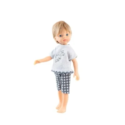 Afbeelding van Paola Reina Pop Amigas Pijamas Iván (32cm)