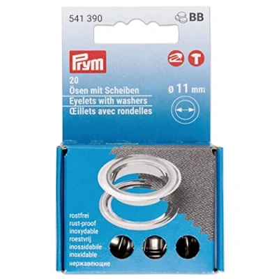 Afbeelding van Prym ringen 11mm met schijven 20stuks