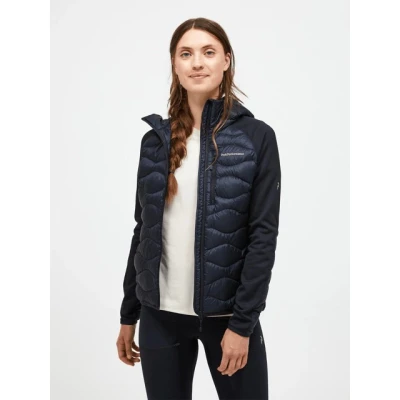 Afbeelding van Peak Performance Helium Hybrid HOOD Gewatteerde jas, Dames, Maat: XS, Black