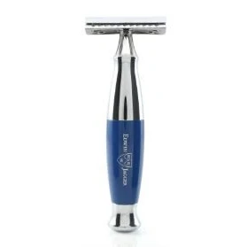 Afbeelding van Edwin Jagger Scheermes Razors Double Edge Safety Blue &amp; Chrome DE