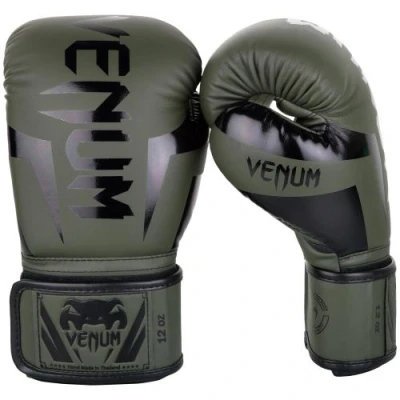 Image de Gants elite Venum Kaki 10 oz Vert