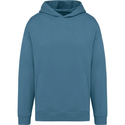 Afbeelding van Native Spirit Ecologische uniseks oversized sweater met capuchon NS408 Adriatic Blue
