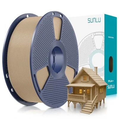 Afbeelding van SUNLU PLA+ filament 1,75 mm, PLA Plus voor 3D printers, sterker, Neatly Wound, 1 kg printen, maatnauwkeurigheid +/ 0,02 hout