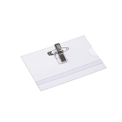 Afbeelding van Europel badge met combiklem, ft 90 x 60 mm, 24 stuks