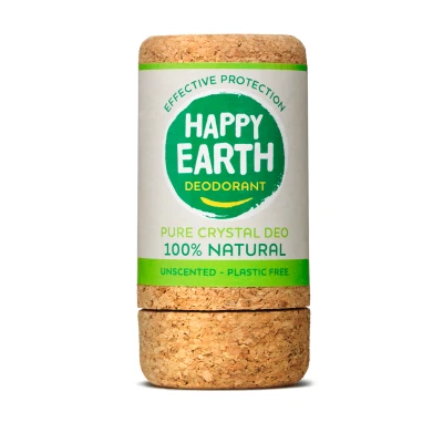 Afbeelding van 1+1 gratis: Happy Earth 100% Natuurlijke Crystal Deodorant Geurloos 90 gr