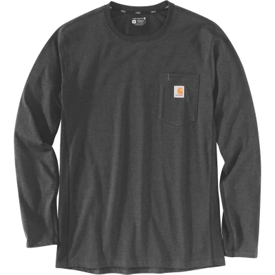 Afbeelding van Carhartt Force Flex Pocket T shirt Carbon Heather XXL